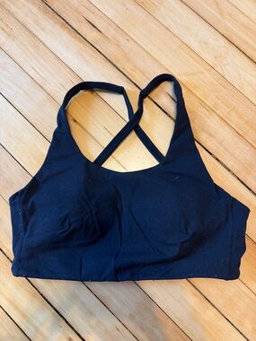 PARAGON Black Crisscross Back Sports Bra
